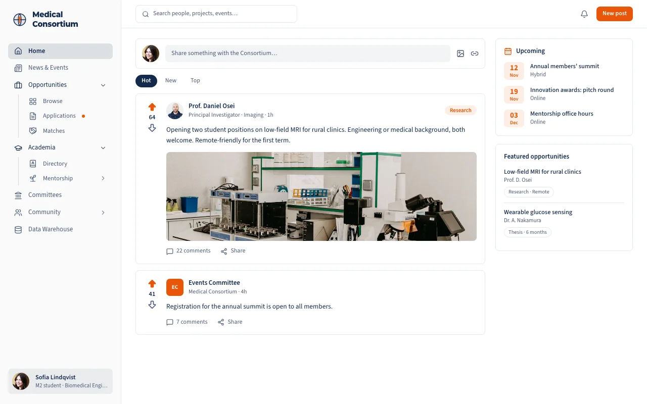 Medical Consortium: home page